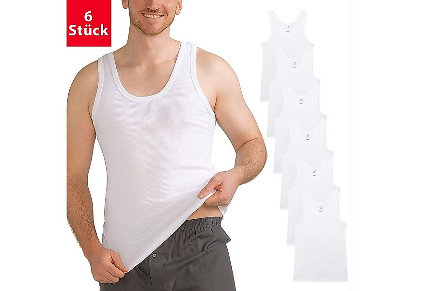 MT Achselhemd Herren Baumwoll Unterhemd Classic (6er Pack) Feinripp oder Do günstig online kaufen