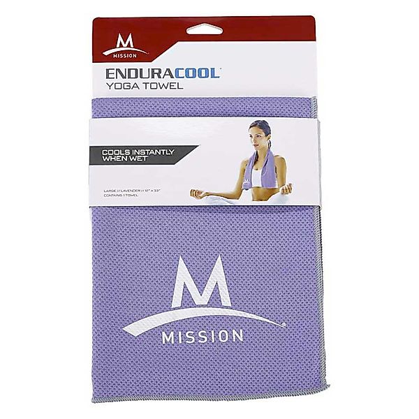 Mission Enduracool Yoga L Handtuch 84 x 31 cm Lavender günstig online kaufen
