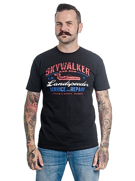 Star Wars Landspeeder Herren T-Shirt schwarz günstig online kaufen