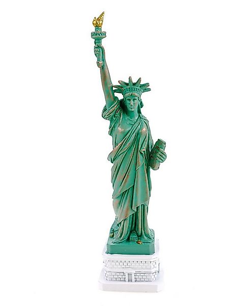 Kremers Schatzkiste Dekofigur Freiheitsstatue 22 cm grün Polyresin handbema günstig online kaufen