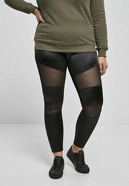 URBAN CLASSICS Leggings Frauen Ladies Shiny Tech Mesh Leggings (1-tlg) günstig online kaufen