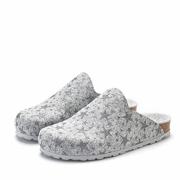 Vivance Hausschuh "Pantolette, Clog, Pantoffel," aus Filz mit wärmenden Kor günstig online kaufen