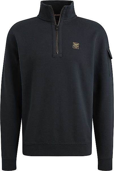 PME Legend Half Zip Sweater Interlock Jersey Navy - Größe M günstig online kaufen