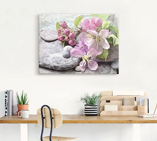 Artland Wandbild "Apfelblüten", Blumen, (1 St.), als Leinwandbild, Poster, günstig online kaufen