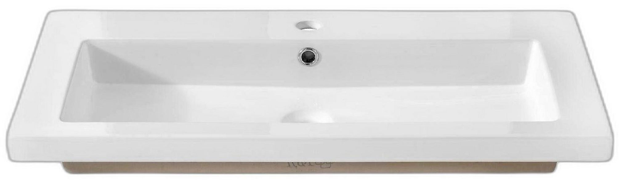 Xlmoebel Waschbecken Keramischer Waschbecken Waschplatz Weiß Badezimmermöbe günstig online kaufen