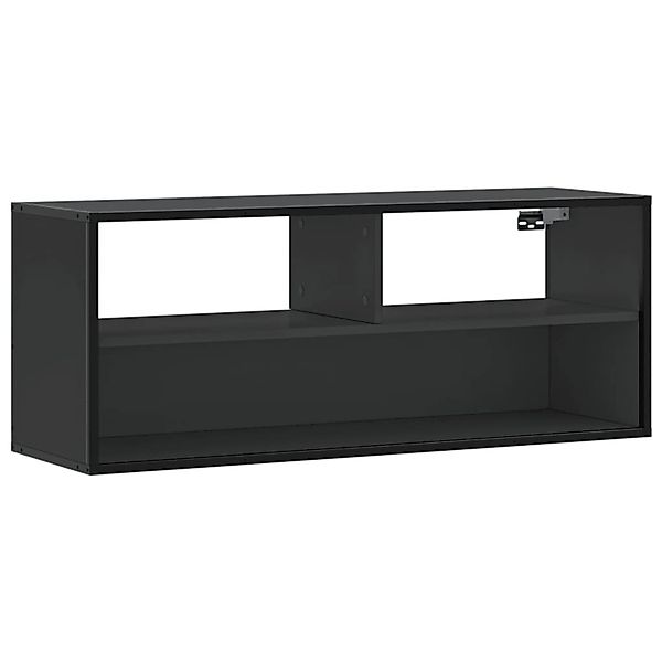 vidaXL TV-Schrank Schwarz 100x31x39,5 cm Holzwerkstoff und Metall 848934 günstig online kaufen