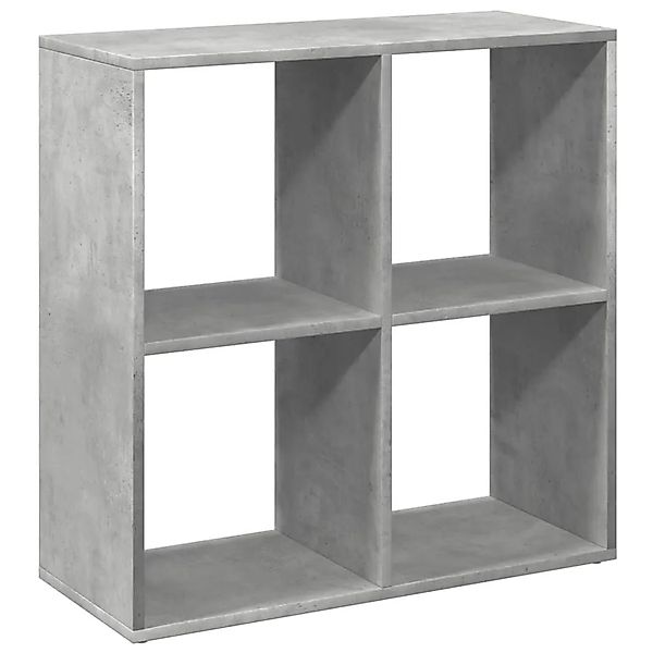 vidaXL Raumteiler-Bücherregal Betongrau 69,5x29x69,5 cm Holzwerkstoff 85800 günstig online kaufen