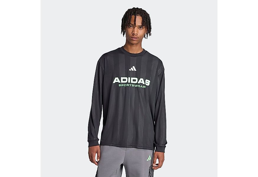 adidas Sportswear Langarmshirt LANGÄRMELIGES JERSEY AUS JACQUARD günstig online kaufen