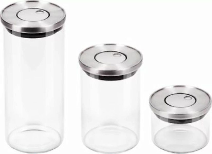 CHG Vorratsglas 3-tlg Glas transparent günstig online kaufen