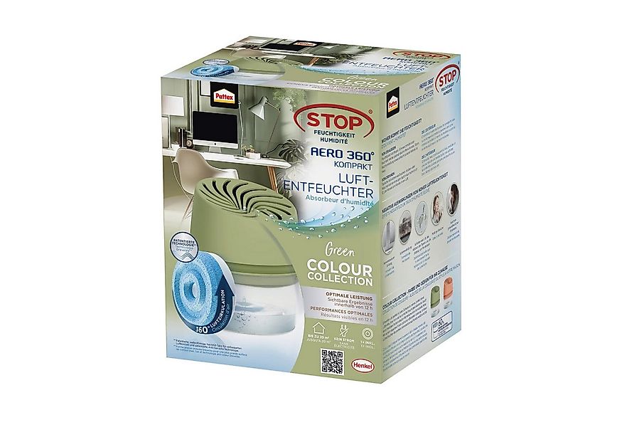 Pattex Luftentfeuchter AERO 360° Luftentfeuchter, bis zu 90 Tage Wirkungsda günstig online kaufen