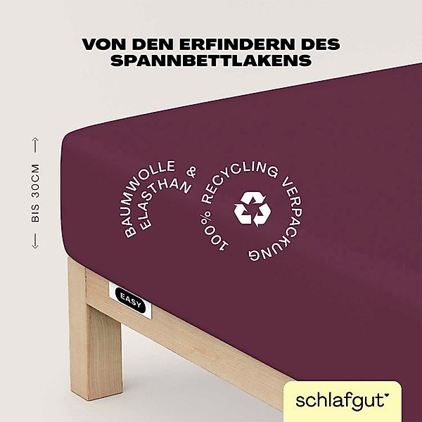 Schlafgut Spannbettlaken EASY Jersey Elasthan, Jersey, günstig online kaufen