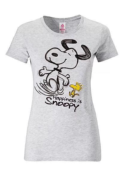LOGOSHIRT T-Shirt "Snoopy & Woodstock Happiness", Print günstig online kaufen
