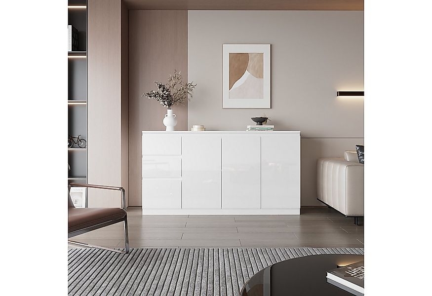 FUFU&GAGA Sideboard aus hochglänzendem PET günstig online kaufen