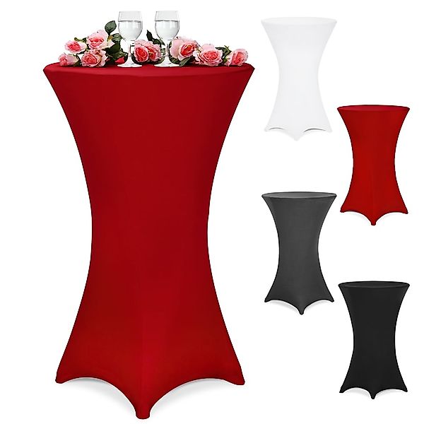 Detex Stehtischhusse, 80cm Rot Hussen für günstig online kaufen