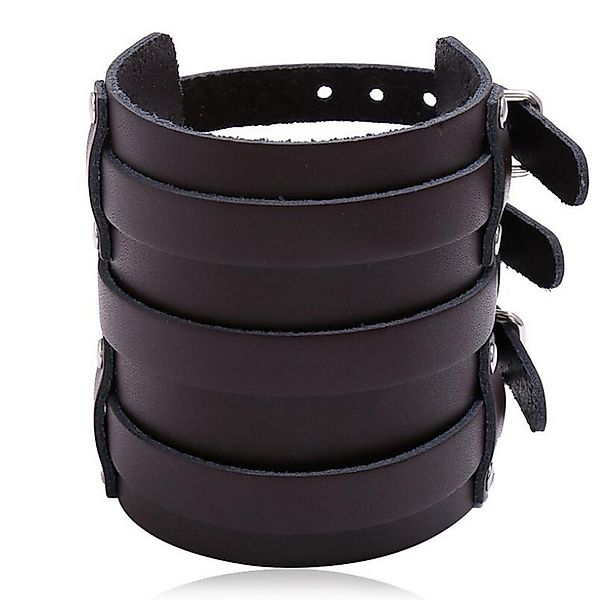 Coonoor Lederarmband Breite Lederarmband Herren Verstellbares geflochtenes günstig online kaufen