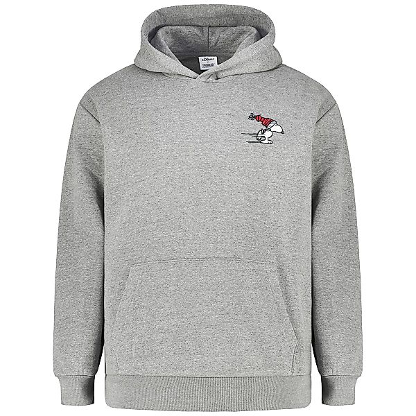 s.Oliver Hoodie mit Snoopy Applikation Farbe grau Größe: 5XL günstig online kaufen