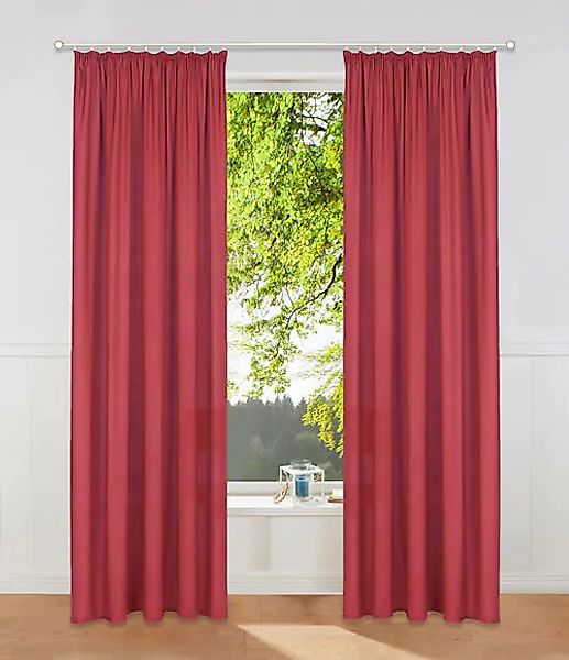 my home Vorhang »Raja«, (2 St.), 2er-Set, Bestseller, einfarbig, modern, pf günstig online kaufen
