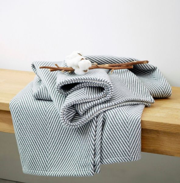 framsohn frottier Wohndecke "Bio Flanell Wohndecke Fischgrät" in dezenten F günstig online kaufen