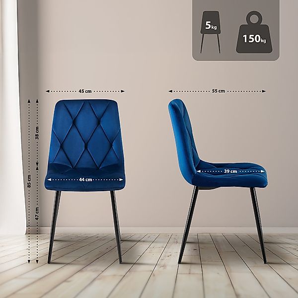 CLP Esszimmerstuhl Clairton (2er Set), mit günstig online kaufen