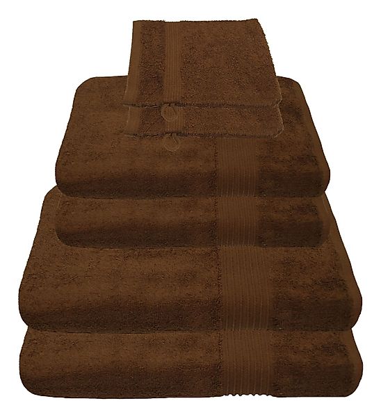 Julie Julsen Handtücher 6-Handtücher-Schokobraun, Baumwolle (6-St) günstig online kaufen