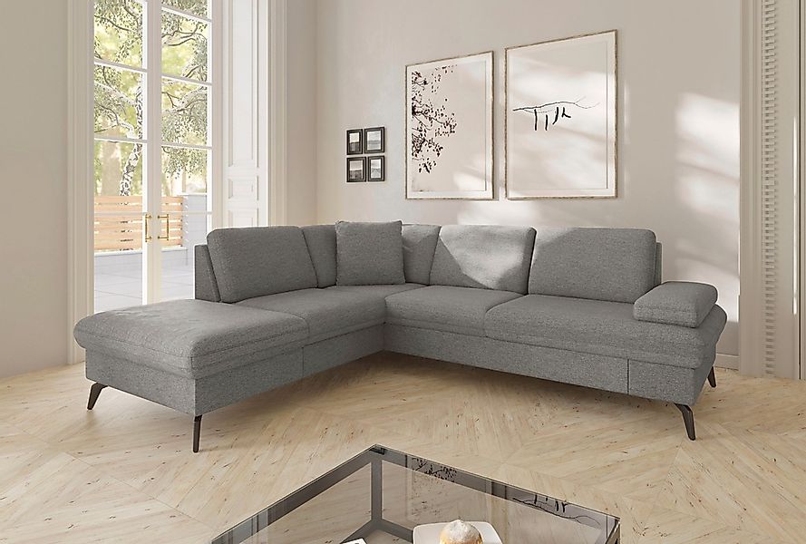 sit&more Ecksofa "Morris Jubi L-Form, B: 238 cm" mit Armteilfunktion & 1 Zi günstig online kaufen