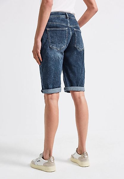 STREET ONE Gerade Jeans in dunkelblauer Waschung günstig online kaufen