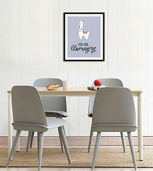 queence Bild »Llamazing« 1 Stk. tlg. gerahmt günstig online kaufen