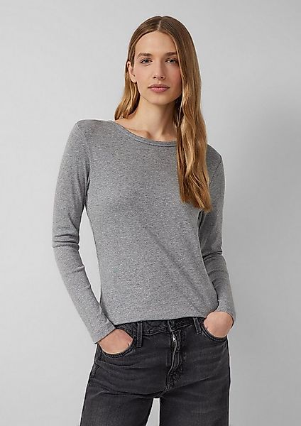 s.Oliver Langarmshirt T-Shirt Elastisches Longsleeve im Slim Fit günstig online kaufen