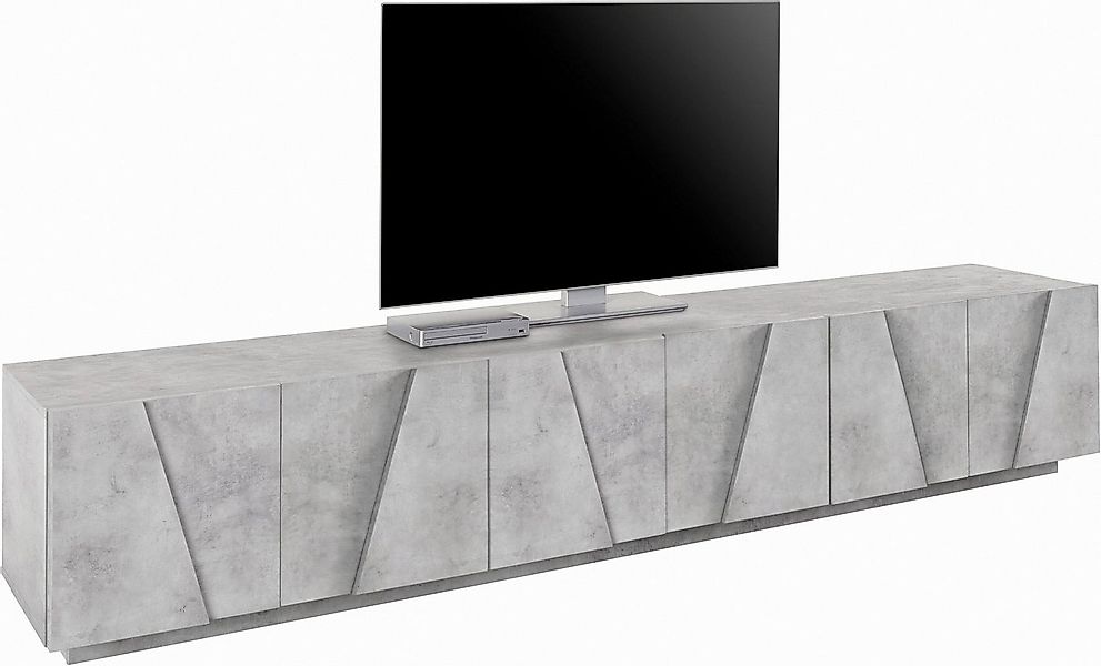 Home affaire Lowboard PING, TV-Board, TV-Band, TV-Kommode, mit 6 Türen, Bre günstig online kaufen