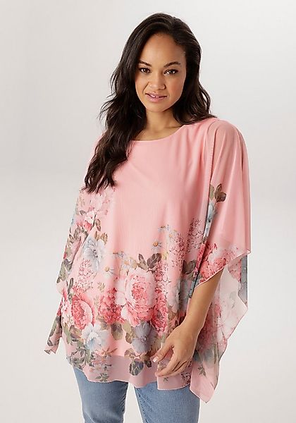 Aniston PLUS Blusenshirt sanft fallende Meshqualität - NEUE KOLLKTION günstig online kaufen