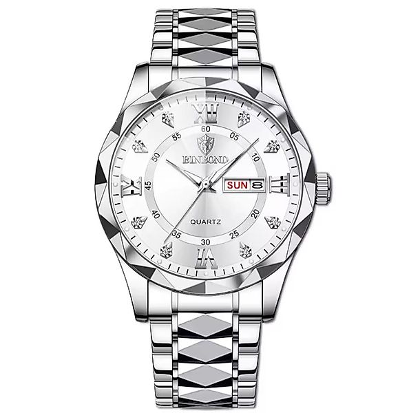 BinBond Quarzuhr Multifunktionsuhr Armbanduhr Chronograph Herrenuhr günstig online kaufen