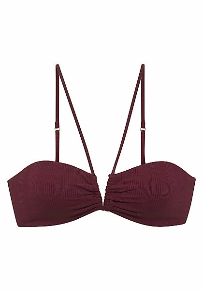 Copenhagen Studios Bandeau-Bikini-Top "Nela", mit V-förmigem Cut-Out vorn günstig online kaufen