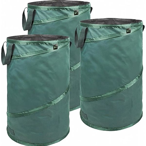 TTL GARDEN Pop-Up Laubsack Premium 120L 3er Set Selbststehend 220g/qm Garte günstig online kaufen