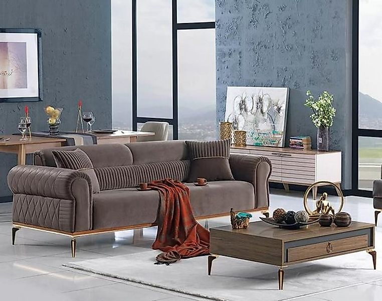 JVmoebel 3-Sitzer Polstercouch Dreisitzer Sofa Couch Polster Möbel Polsterm günstig online kaufen