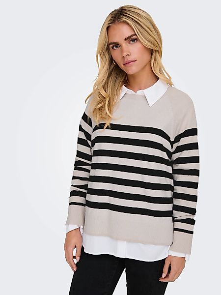 ONLY Rundhalspullover ONLAMA LIFE LS RAGLAN günstig online kaufen