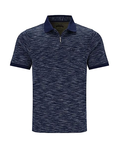 Hajo Poloshirt Jacquard-Poloshirt in soft knit-Qualität günstig online kaufen