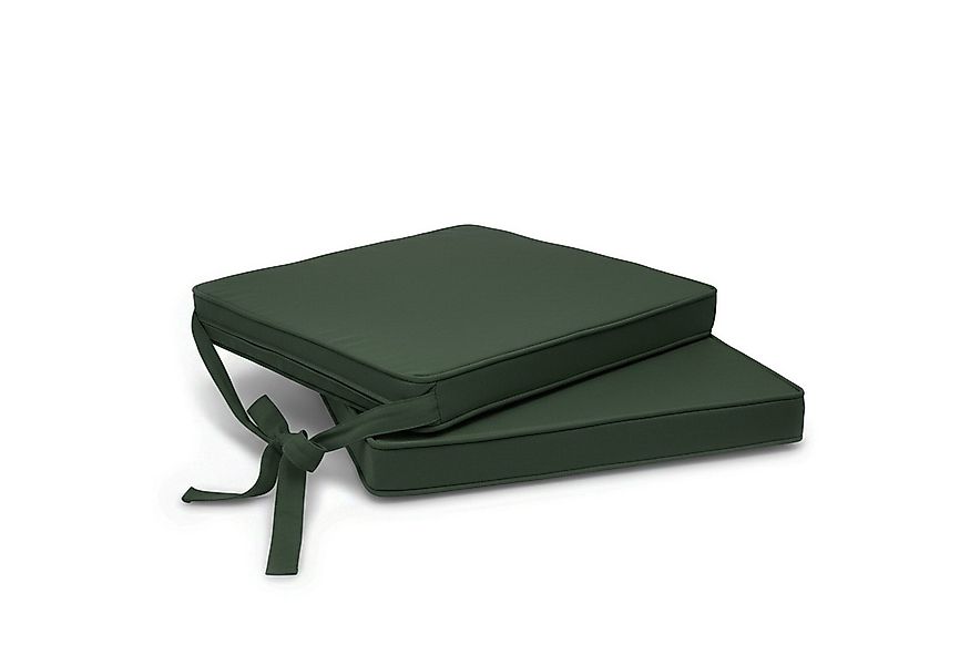 Beautissu Stuhlkissen 2er Set Loft SK Stuhlkissen Dunkelgrün, 45x40x5cm, St günstig online kaufen