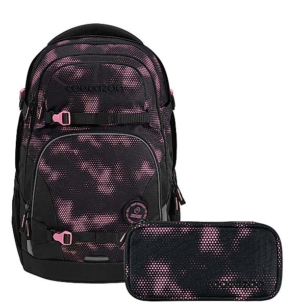 coocazoo Schulranzen Schulrucksack-Set PORTER Pink Illusion günstig online kaufen