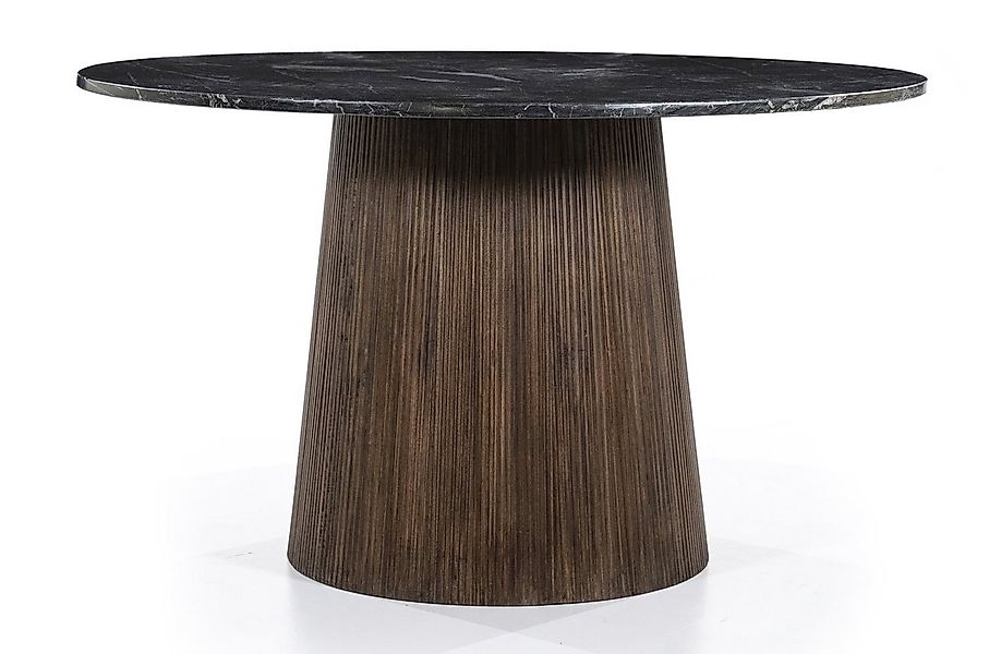 Maison ESTO Esstisch rund Marmor Lissboa Ø 130 cm Marmorplatte, Durchmesser günstig online kaufen