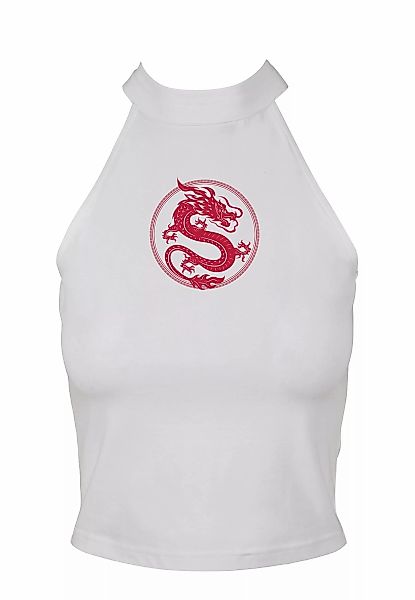 MisterTee Muskelshirt "MisterTee Damen Ladies Dragon Turtleneck Short Top", günstig online kaufen
