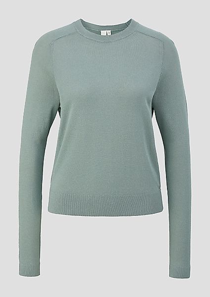 QS Strickpullover Feinstrickpullover in Glitzeroptik Glitzergarn günstig online kaufen