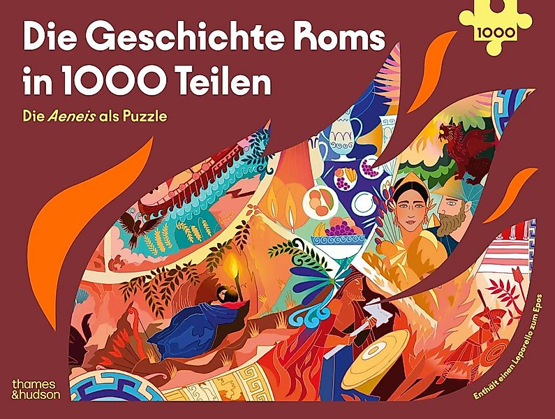 Laurence King Puzzle Die Geschichte Roms in 1000 Teilen, 1000 Puzzleteile günstig online kaufen