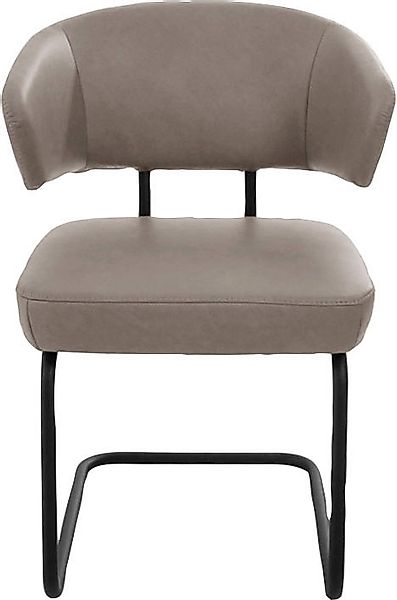 K+W Komfort & Wohnen Freischwinger "Mikkado Tube" () 1 Stk.abgerundeter Rüc günstig online kaufen