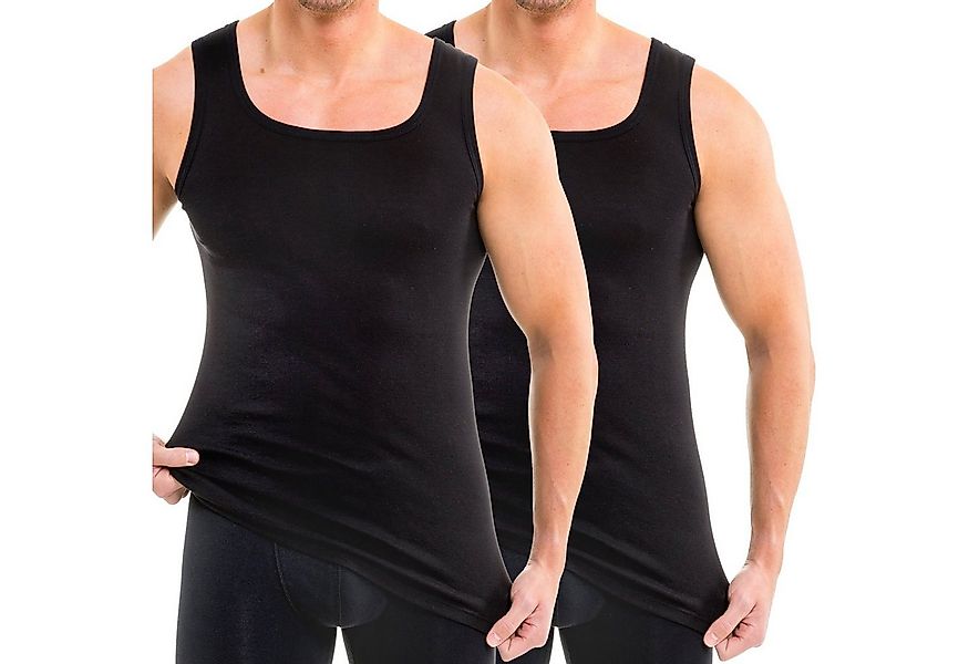 HERMKO Unterhemd 16025 2er Pack Herren Unterhemd aus Baumwolle / Modal günstig online kaufen