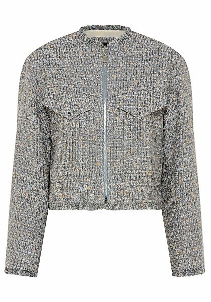 BOSS ORANGE Kurzblazer "Jawelli Premium Damenmode" mit Fransen-Details günstig online kaufen