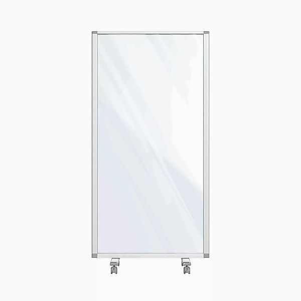 KARAT Mobile Trennwand mit Beschreibbarer Oberfläche Transparent 90 x 180 c günstig online kaufen