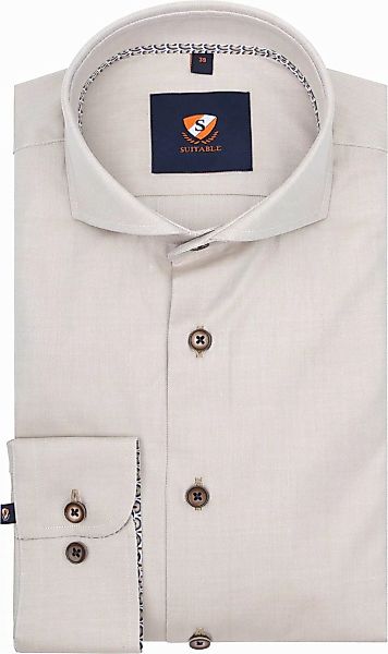 Suitable Hemd Beige - Größe 40 günstig online kaufen