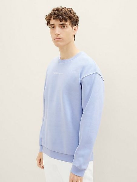 TOM TAILOR Denim Sweatshirt, mit Logofrontprint günstig online kaufen