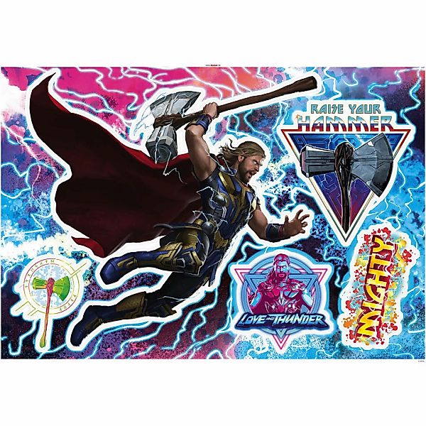 Komar Wandtattoo "Thor4 - Mighty Thor - Größe 100 x 70 cm", selbstklebend, günstig online kaufen