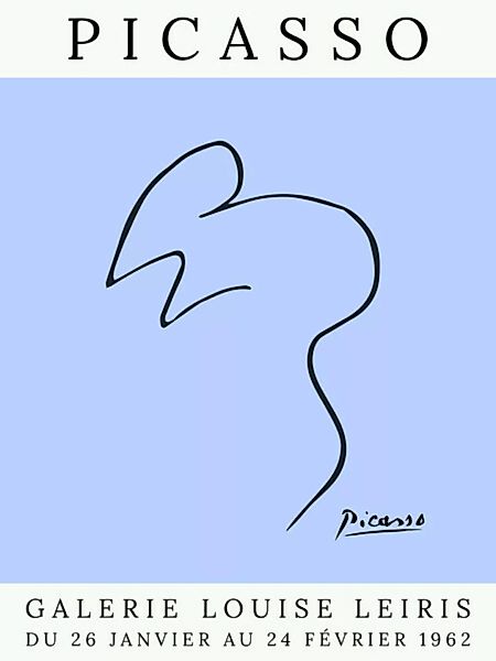 Poster / Leinwandbild - Picasso Maus – Violett günstig online kaufen